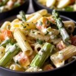 Asparagus and Egg Pasta Salad