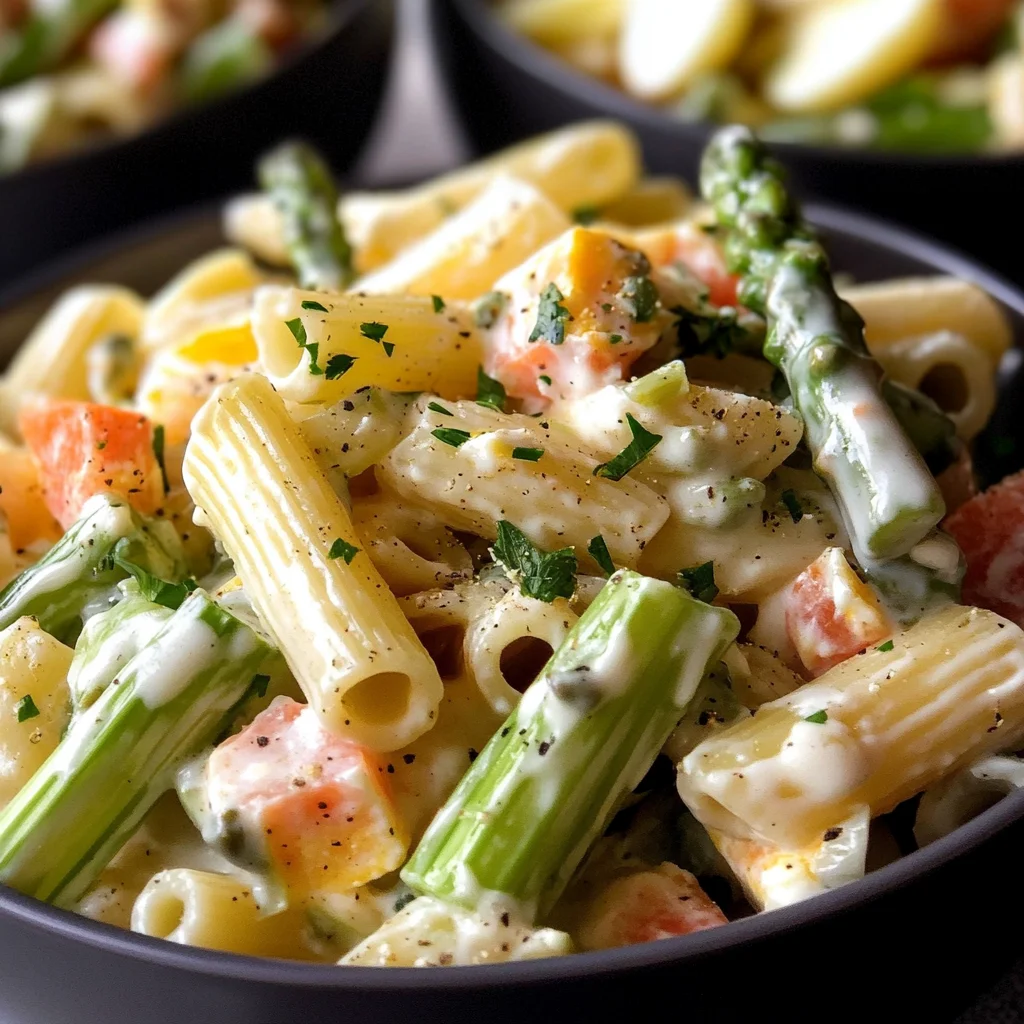 Asparagus and Egg Pasta Salad