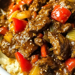Beijing Beef in the Slow Cooker