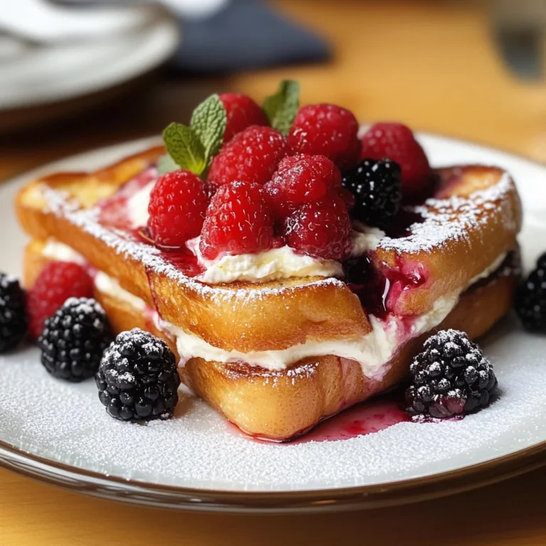 Berry Stuffed French Toast