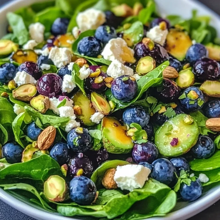 Blueberry Pistachio Spring Salad