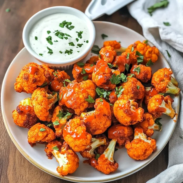 Buffalo Cauliflower Bites