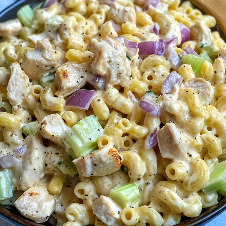 Chicken Macaroni Pasta Salad