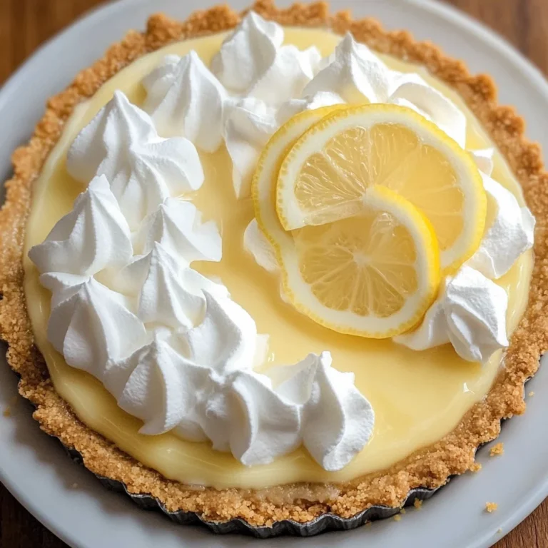 Creamy Lemon Pie