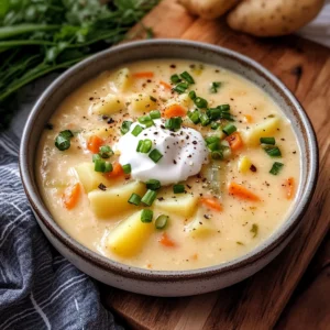 Creamy Vegan Potato Soup (Easy Crockpot Recipe!)