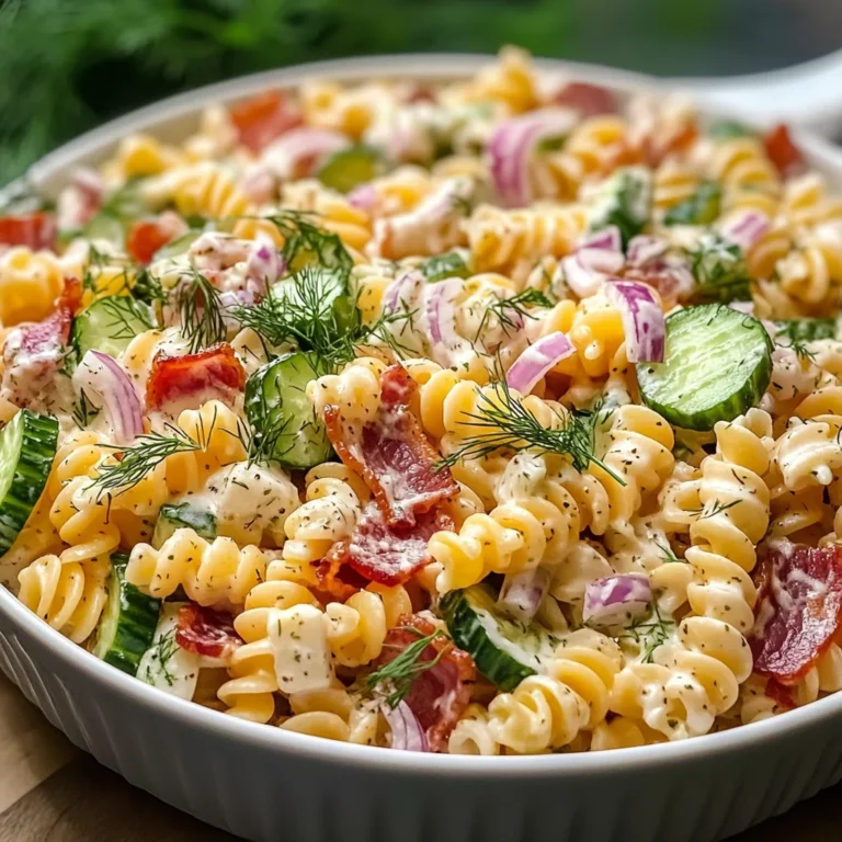 Dill Pickle Turkey Bacon Pasta Salad That Will Wow Your Taste Buds