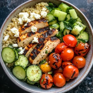 Gluten-Free Mediterranean Chicken Bowl