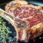 Grilled Dry Aged Tomahawk Steak