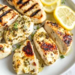 Grilled Lemon Herb Yogurt Marinated Chicken Breasts