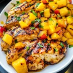 Grilled Mango Pineapple Chicken
