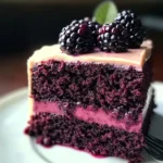 Indulge in Irresistible Blackberry Velvet Cake Bliss