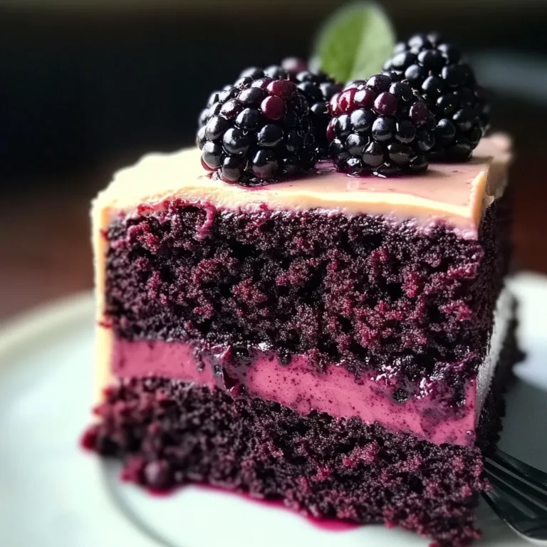 Indulge in Irresistible Blackberry Velvet Cake Bliss
