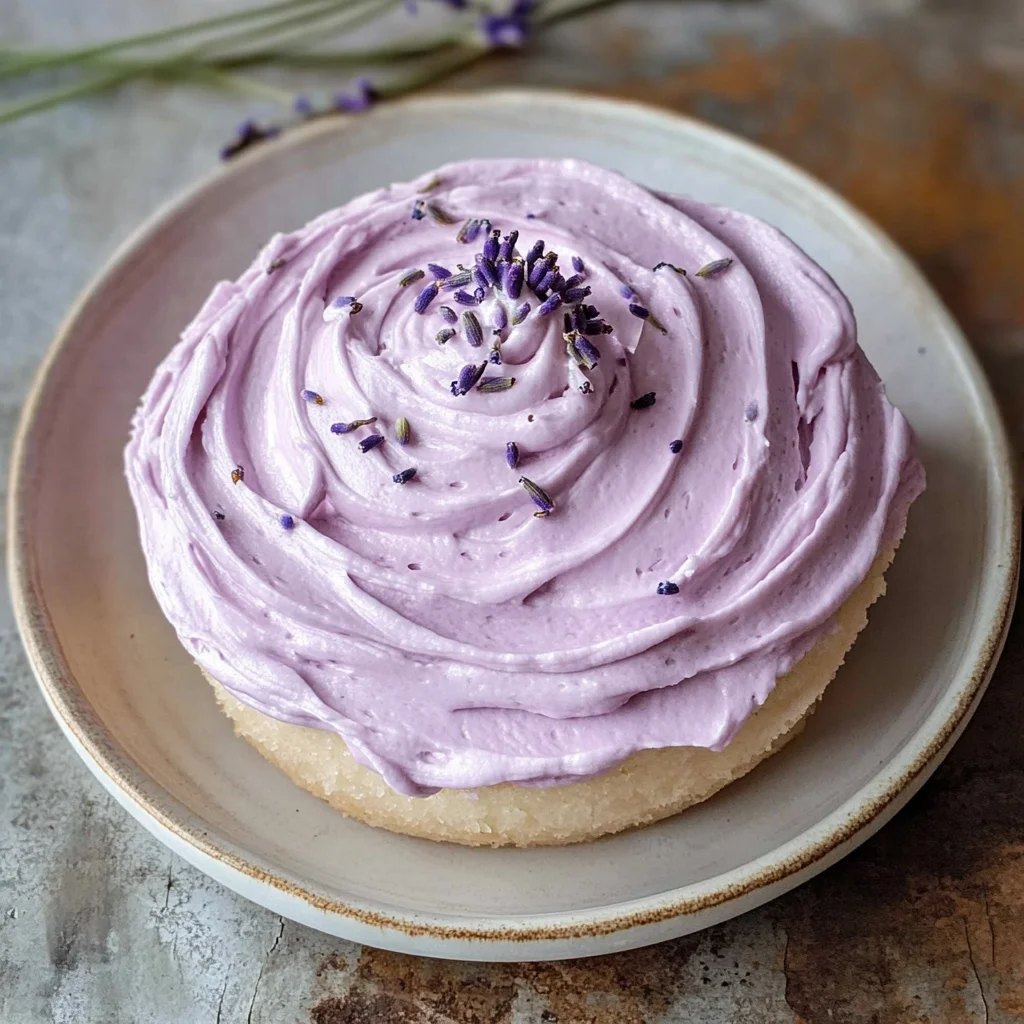 Lavender Buttercream Frosting