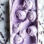 Lavender Earl Grey Ice Cream (No Churn Ice Cream)