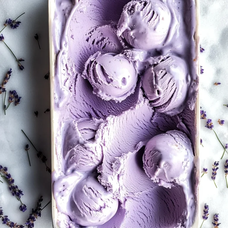Lavender Earl Grey Ice Cream (No Churn Ice Cream)