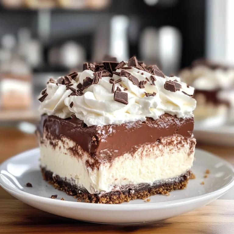 Layered Chocolate Pudding Dessert