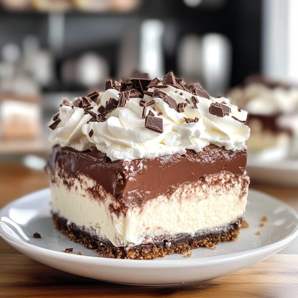 Layered Chocolate Pudding Dessert
