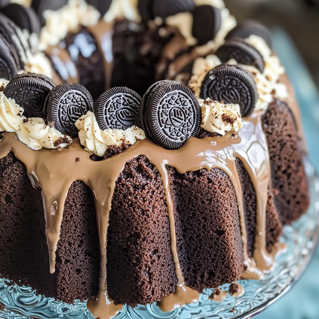 Oreo Bundt Cake
