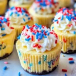 Patriotic Mini Cheesecakes
