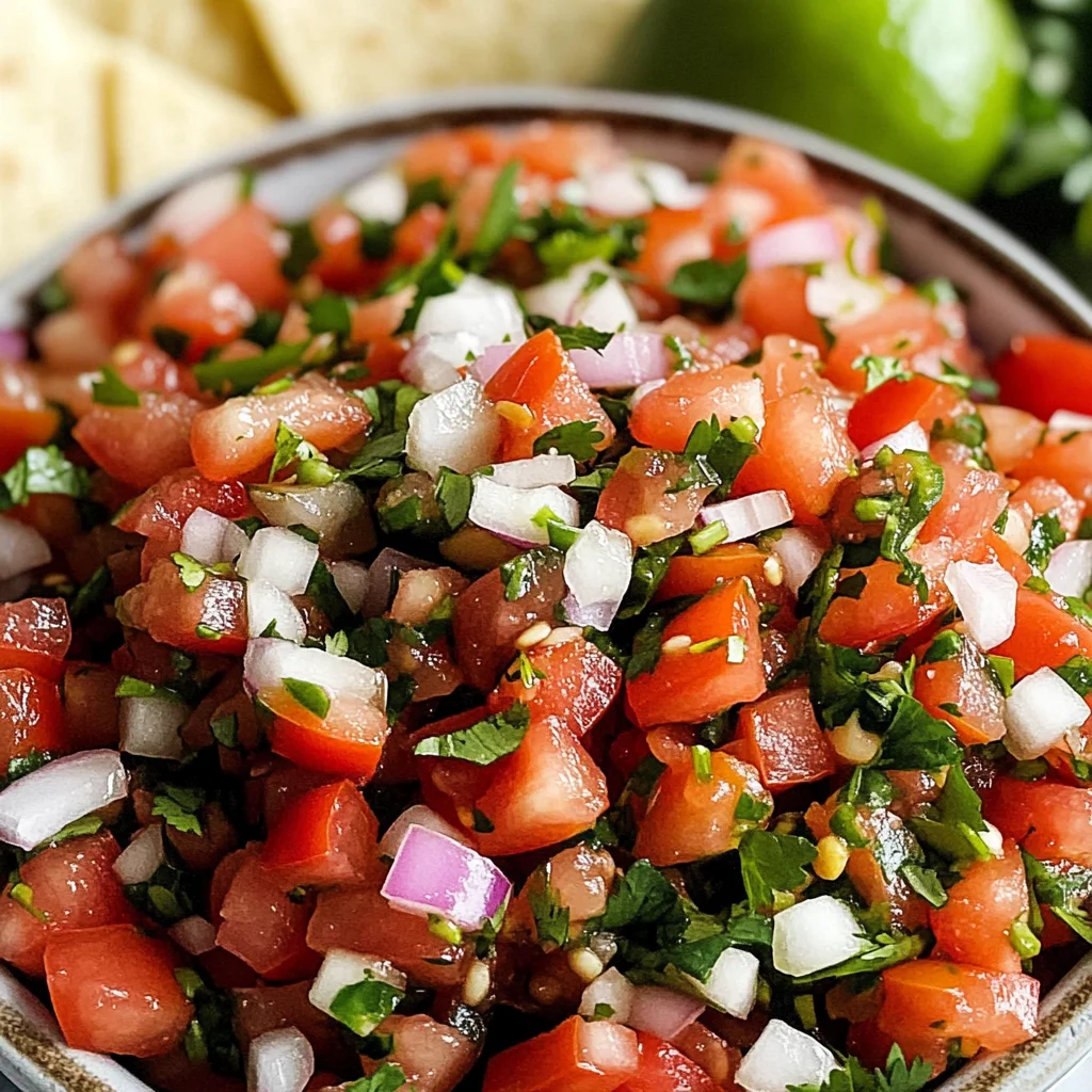 Pico de Gallo Recipe (Easy & Authentic)