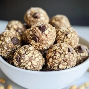 Quick + Easy No Bake Oatmeal Peanut Butter Bites