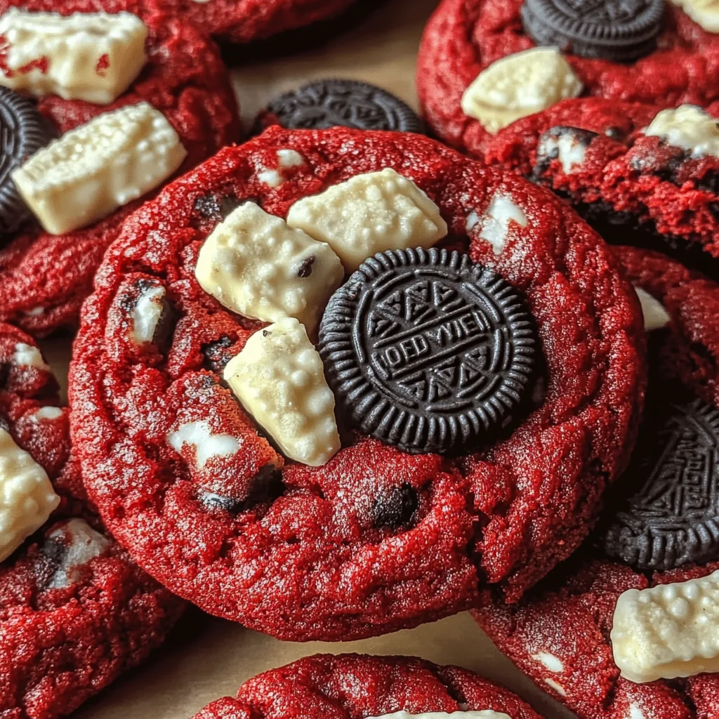 Red Velvet Oreo Cookies