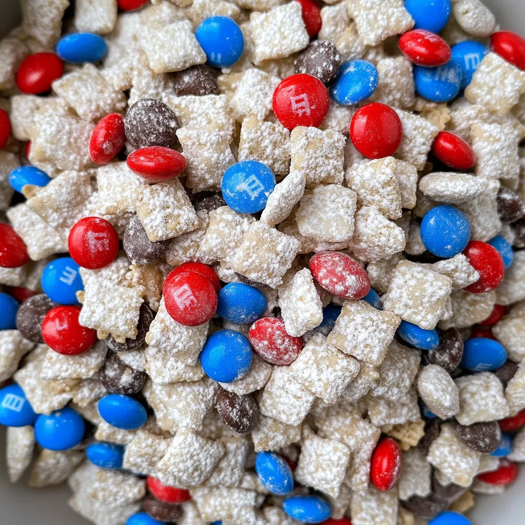 Red White & Blue Puppy Chow