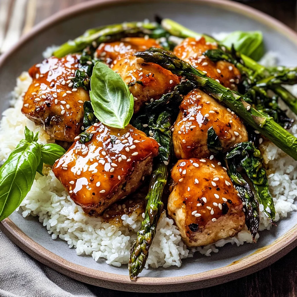 Sheet Pan 30 Minute Sticky Apricot Chicken