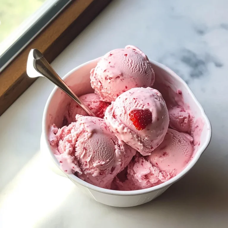 Strawberry Ice Cream Recipe
