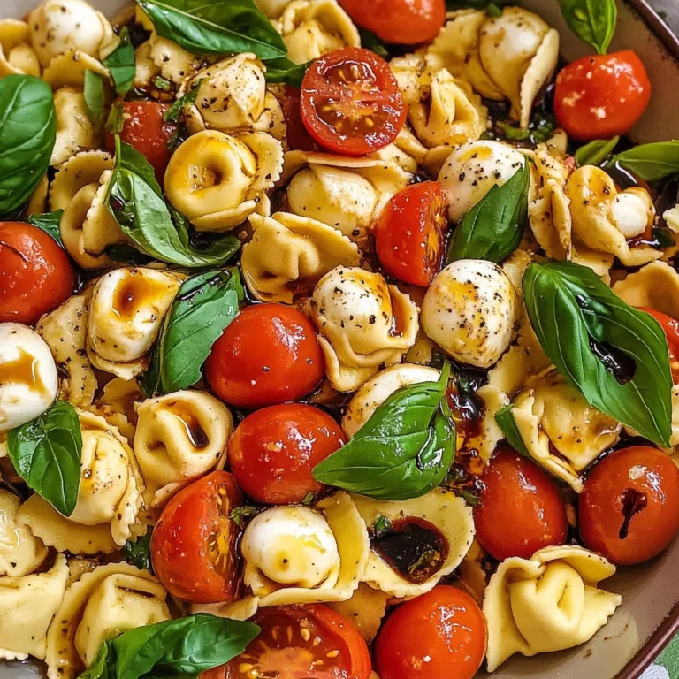Tortellini Caprese Salad