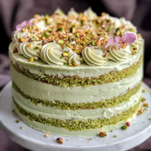 Vanilla Bean Pistachio Cake