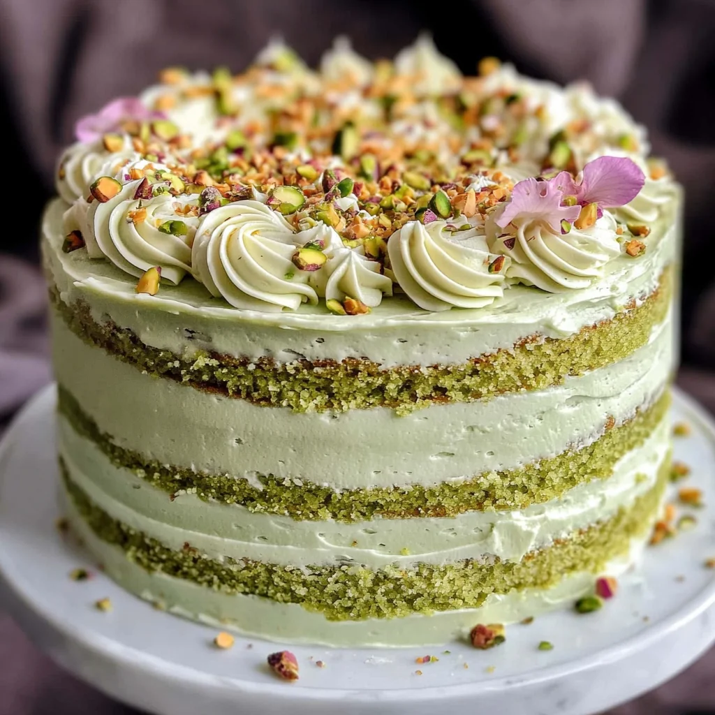 Vanilla Bean Pistachio Cake