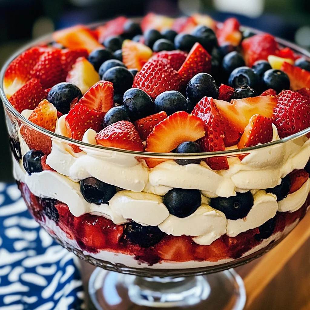 Easy Berry Trifle