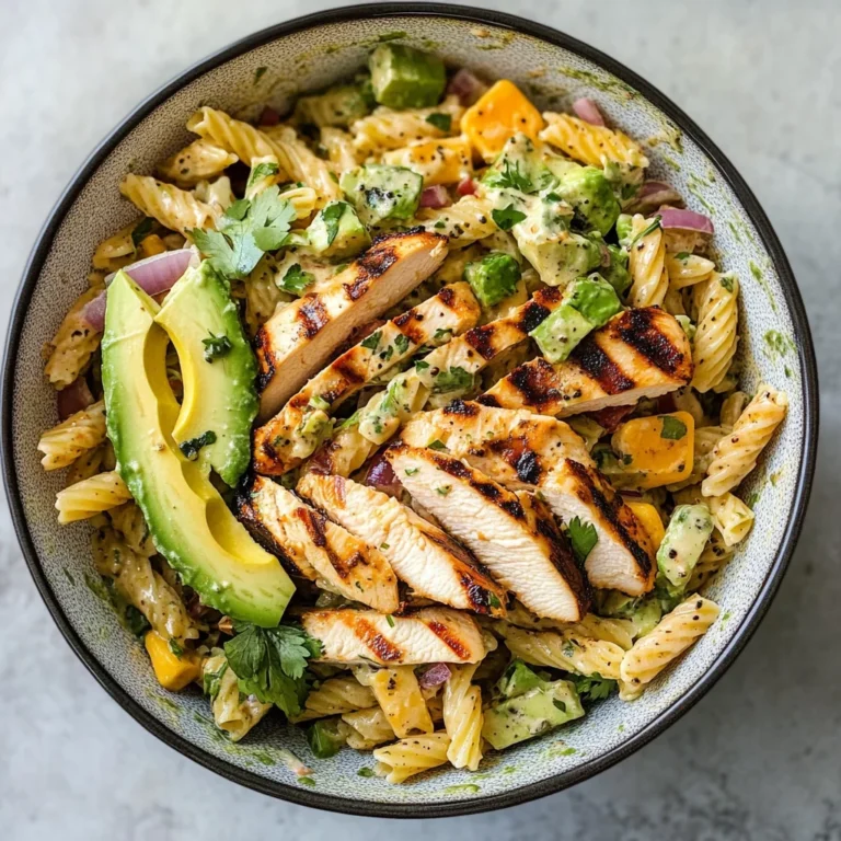 Grilled Chicken Pasta Salad
